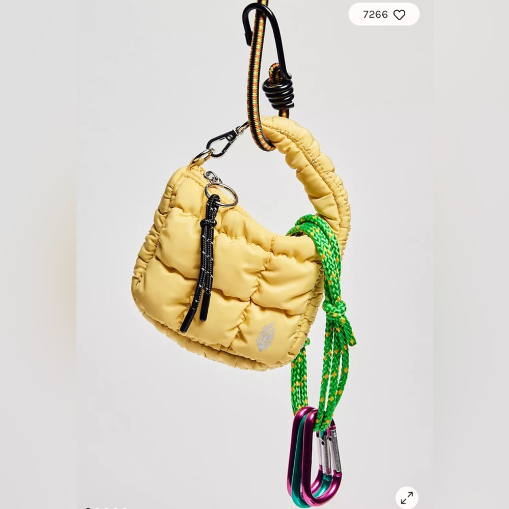 Free People Quilted Micro Pouch